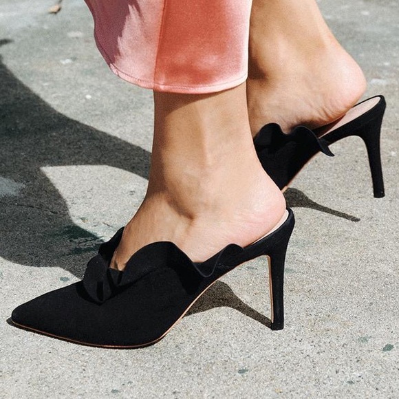 Loeffler Randall Shoes - loeffler randall langley mule in black suede